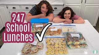 8 Easy School Lunch Ideas  Make Ahead Freezer Lunches [upl. by Iccir]