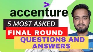 Accenture Final Round Interview Question amp AnswerFresher  Accenture Interview Question  Accenture [upl. by Ybrad868]