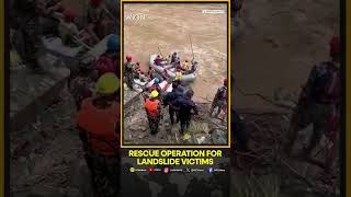 Nepal forces undertake rescue operation for landslide victims  WION Shorts [upl. by Cofsky]