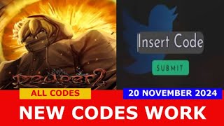 NEW Reaper 2 CODES  ROBLOX Reaper 2 CODES  NOVEMBER 20 2024 [upl. by Lertnek]