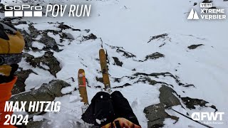 GoPro POV Max Hitzigs World Title Winning Run on the Bec des Rosses I 2024 YETI Xtreme Verbier [upl. by Nabru]