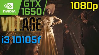 Resident Evil Village  GTX 1650  i3 10105f  16gb  Medium Setting [upl. by Kelli907]