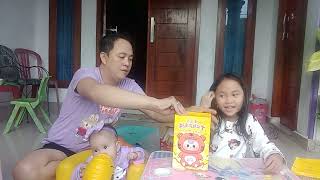 unboxing baby three shio ayam [upl. by Nylrehs]