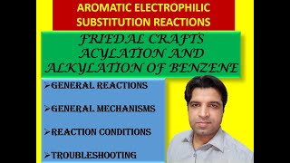 Friedal Crafts acylation and alkylation  Electrophilic Aromatic Substitution Reactions [upl. by Enailil]