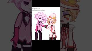 Lucifer hasnt been flirted with in a LONG time hazbinhotel gacha gachaclub lucifer Angeldust [upl. by Ware]