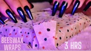 ASMR Unwrapping Beeswax Wrapps Compilation 🐝 Tapping amp Scratching 🐝 No Talking [upl. by Stav]