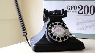 REVIEW Protelx GPO 200 Classic Retro Rotary Dial Corded Telephone [upl. by Constanta]