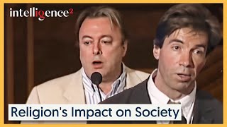 Debate Religions Impact on Society  Christopher Hitchens vs Nigel Spivey  Intelligence Squared [upl. by Glenden]