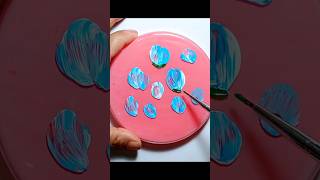 Acrylic Flower Painting for Beginners  StepbyStep Floral Art Tutorial shorts painting [upl. by Leirum]