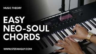 Easy NeoSoul Chord Voicing  MajorMinor 9ths [upl. by Leraj]