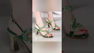 Luxury and latest heel sandals ideas for women 2024 💞💞💞 [upl. by Salokin]