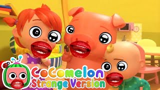 CoComelon Strange Version  Hot Cross Buns [upl. by Jarred96]