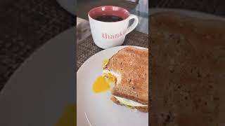 breakfast sandwich foodie easyrecipes deliciousfood shorts yummyfood [upl. by Illak313]