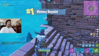 FAIL LANDING STILL GOT THE W FORTNITE SOLOS [upl. by Askwith]