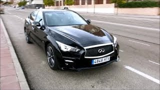 Infiniti Q50  Prueba en Portalcoches [upl. by Adyahs]