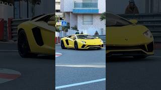 LAMBORGHINI Aventador S carspotting monaco supercars [upl. by Nidla]