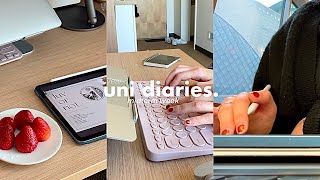 📂uni diaries midterm week cramming for exams catching up on lectures study vlog living alone [upl. by Francois825]