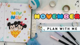 PLAN WITH ME  November 2021 Bullet Journal Setup 🎈 [upl. by Toby]