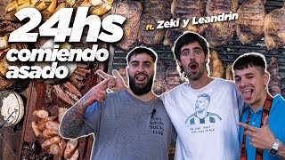 RETO 24hs comiendo carne 🔥  Locos ft Zekix y leandrinb [upl. by Bergen70]