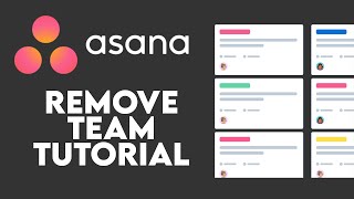 How To Remove Team in Asana 2024 [upl. by Ahseena]