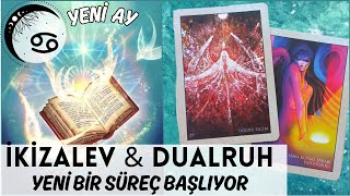 YENGEÇ YENİ AYI  İkizAlev amp DualRuh İlahi Aşk Yolcuğu Eril amp Dişil Tarot Enerji Okuması [upl. by Kirt]