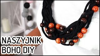 ❤ Naszyjnik boho z koralikami ✂ DIY  tutorial ✂ [upl. by Haliled]