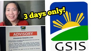 How to Avail of avail of the GSIS Enhanced Pension Loan [upl. by Rosana532]