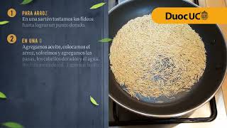 42 ARROZ ARABE Recetario DuocUC [upl. by Dove]