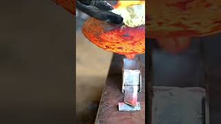 Knives made from grinder blade  Silver handle blacksmith shorts Diy [upl. by Godliman]