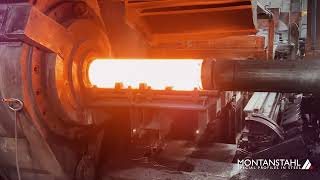 Hot Extrusion technology for special profiles in steel and stainless steel [upl. by Rehc]