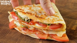 Incredible Quick breakfast ready in a few minutes Easy and delicious tortilla recipe [upl. by Dustman]