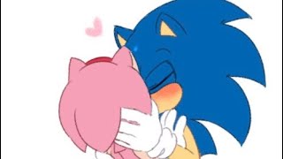 Sonamy’s first kiss comic dub Sonic The Hedgehog [upl. by Teyugn]