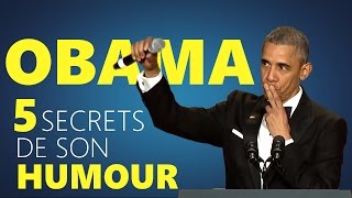 OBAMA  Ses 5 SECRETS pour avoir de lHUMOUR   Orateurs à succès 2023 [upl. by Oibesue628]