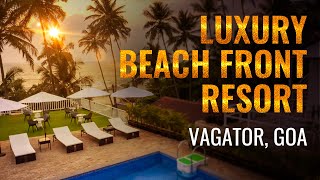 Luxury Stay in Goa  Stone Wood Beach Resort  Vagator Beach  Detailed Review [upl. by Ahselef]