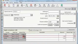 Peachtree Tutorial Applying Credit Memos Sage Training Lesson 192 [upl. by Connor]