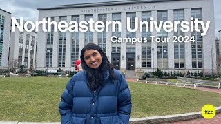 Northeastern University Campus Tour 2024 [upl. by Nehttam701]