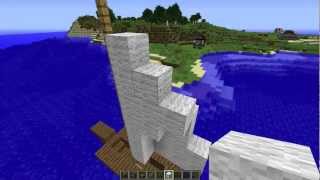 Simis Mini Creations in Minecraft Segelboot Tutorial [upl. by Forster]