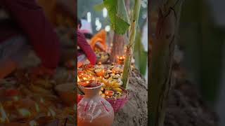 Chhath Puja in my hometownyoutubeshorts Pakhuofficial kichenvlog 🙏🙏🙏🙏 [upl. by Tiphany]