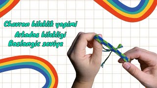 CHEVRON BÄ°LEKLÄ°K YAPIMI  ARKADAÅ BÄ°LEKLÄ°ÄÄ°  FRÄ°ENDSHÄ°P BRACELETS  BAÅLANGIÃ‡ SEVÄ°YE [upl. by Manchester512]