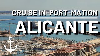 Alicante Spain  Cruise InPortMation [upl. by Etnovert]