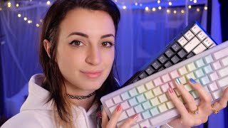 ASMR  3 Mechanical Keyboards Typing Test  Bonus Triggers [upl. by Htennaj249]