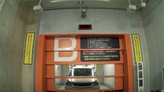 HD mechanical parking2 新横浜中央ビル機械式駐車場 [upl. by Tioneb]