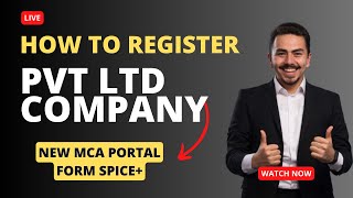 How to register Pvt Ltd company  Private Limited Company Incorporation  Pvt Ltd company in India [upl. by Enitsud]