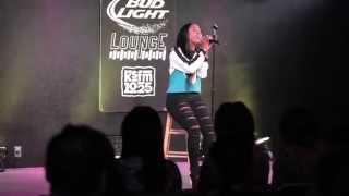 Sevyn Streeter singing quot4th Streetquot for radio winners [upl. by Marchelle]