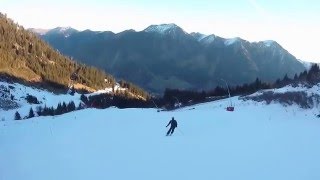 Bad Hofgastein Piste H5 Bergstation Luftseilbahn bis Mittelstation [upl. by Etiuqal88]