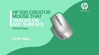 HP 930 Creator Mouse  Tracks On Any Surface​​ [upl. by Pinkerton910]