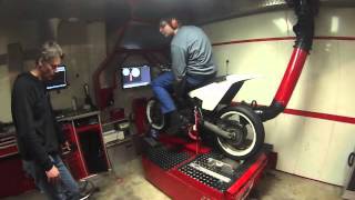 Parmakit 110cc Top speed dyno testbank [upl. by Akirehc]