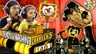 BENDY amp the INK MACHINE Chapter 5 The END of FGTEEV  BENDY Secrets on the Wall [upl. by Eremihc346]