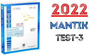 2022345 TYT MATEMATİK  MANTIK TEST3  yks2022 tyt2022 2022tayfa 345 [upl. by Notyrb]