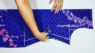 Kameez cutting very easy method step by step [upl. by Amelus]